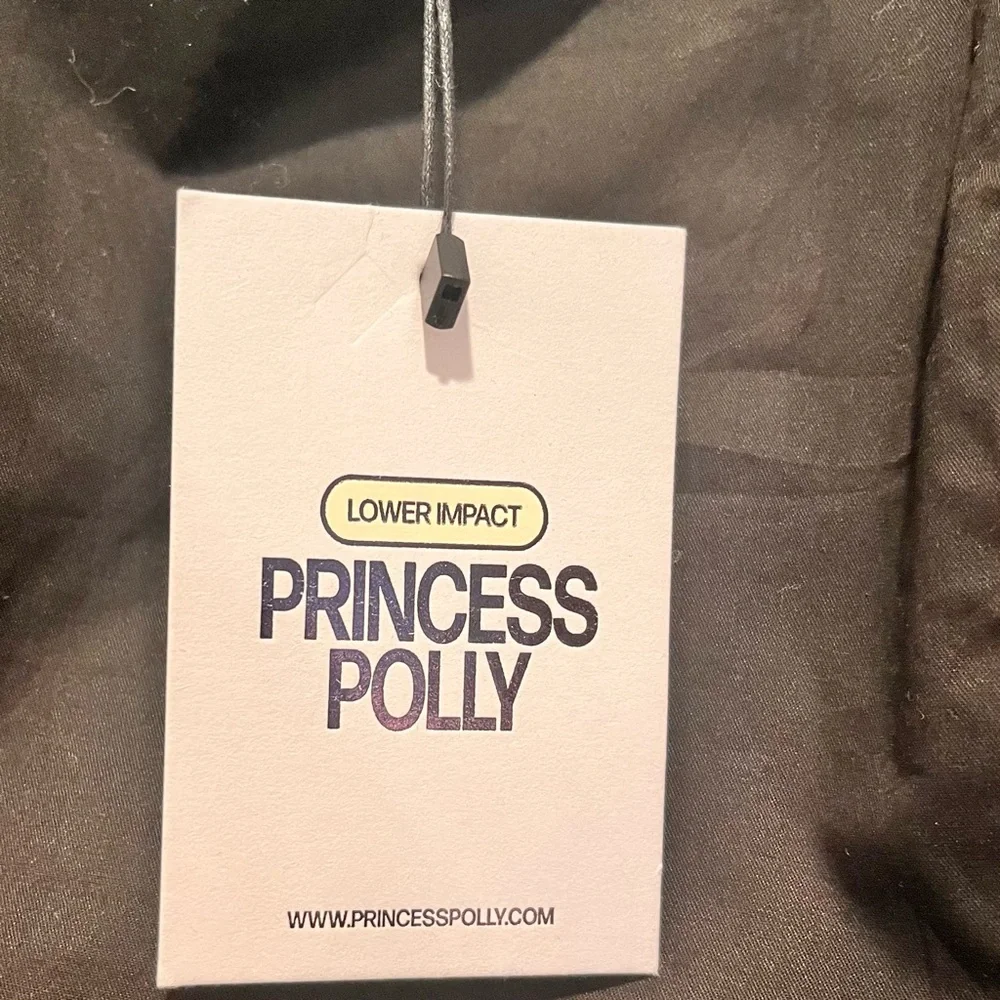 🆕- Princess Polly-STRAPLIE MINI DRESS BLACK. Size: 8 - Picture 12 of 12